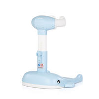KINDERDUSCHSTÄNDER Wal blau faltbar, höhenverstellbar, Duschhalter, rutschfester Standfuß - Blau, Kunststoff (45/57cm) - Chipolino