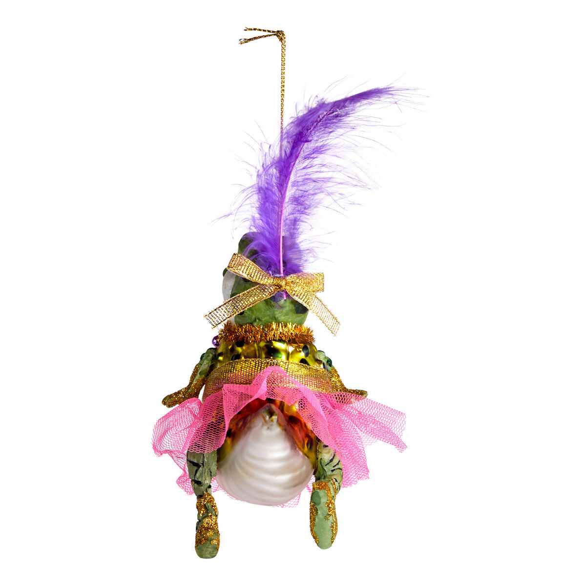 BAUMANHÄNGER Hang On Go-Go-Girl Kroko - Multicolor, Glas (8/12/10cm) - Butlers