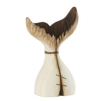 DEKO WAL SCHWANZ NW (2ER SET) - Weiß, Holz (7/25.5/16.5cm) - J-Line
