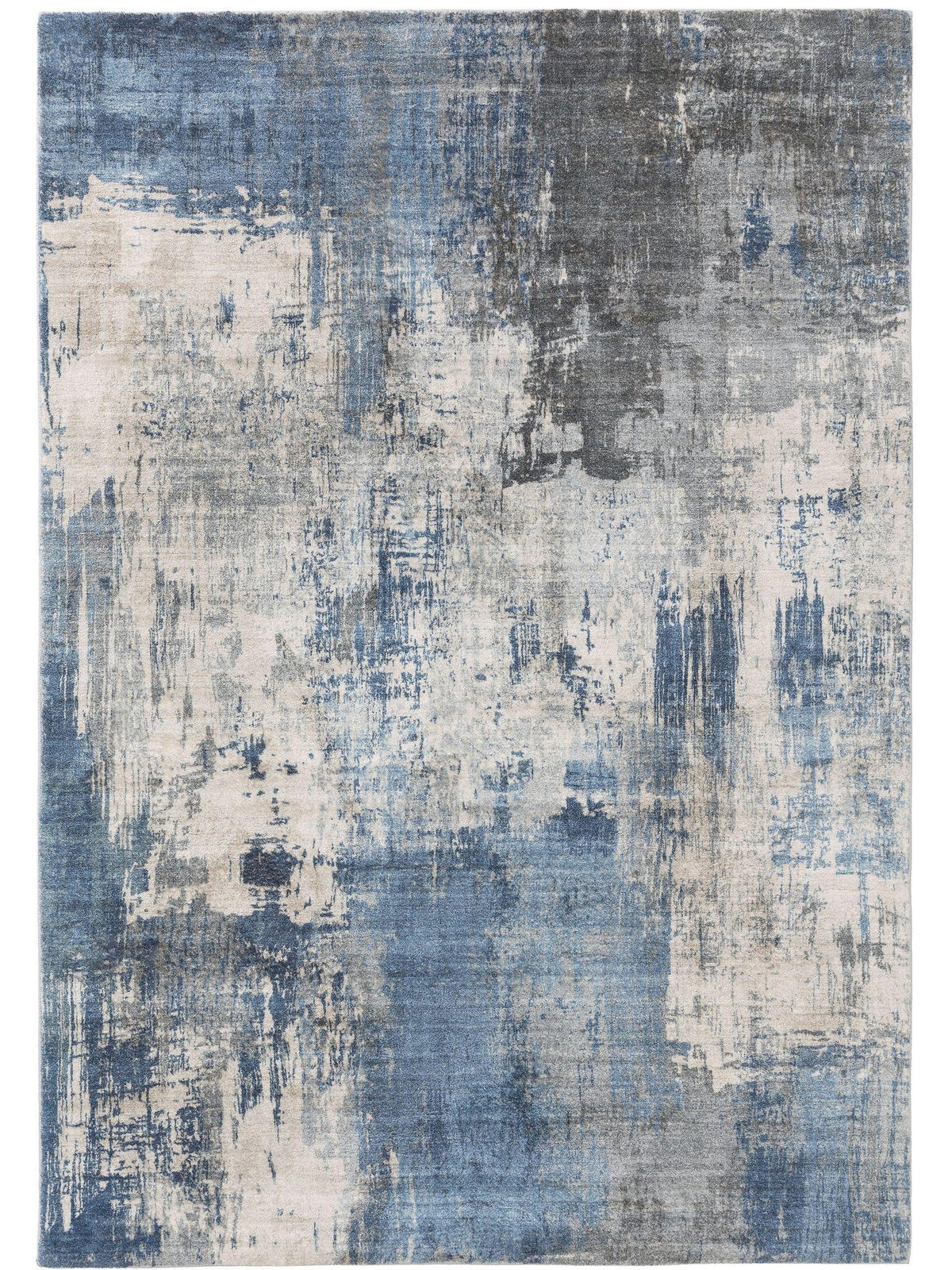 TEPPICH Mara Blau 80x150 cm - Blau, Textil (80/150cm) - benuta Pop