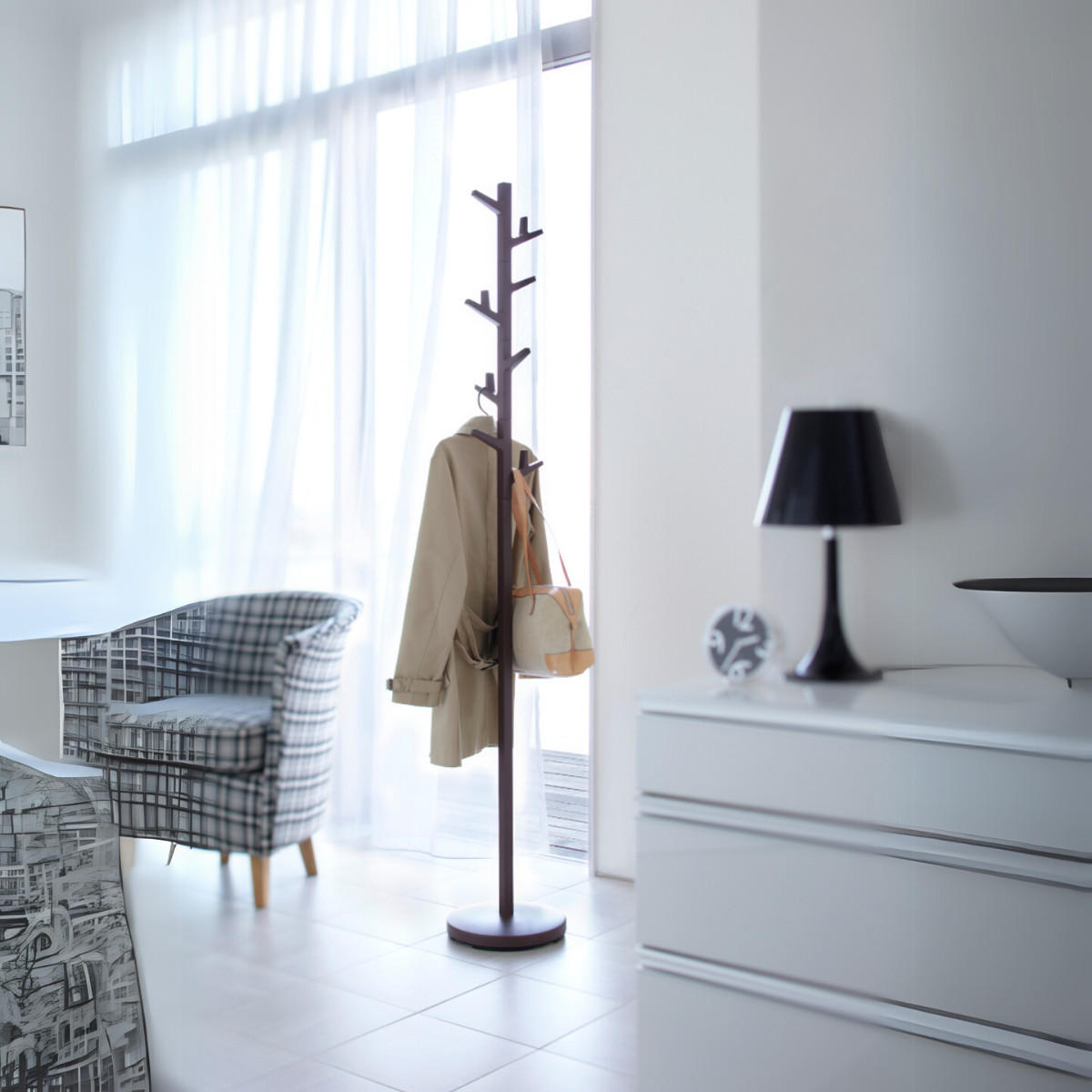 GARDEROBENSTÄNDER Branch braun 28/176/28 cm - Braun, Metall (28/176/28cm) - Yamazaki