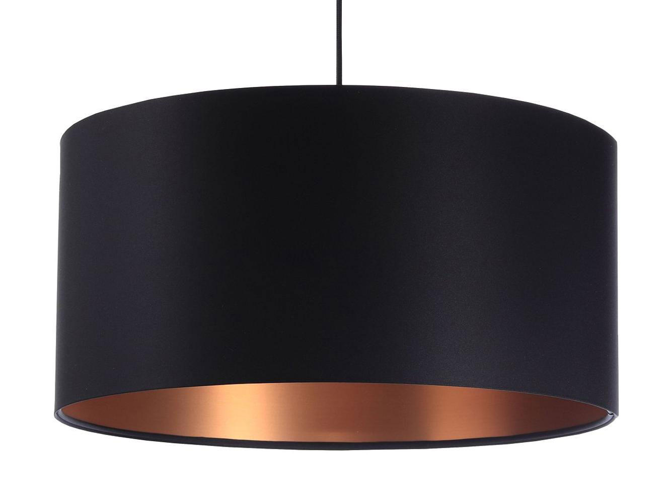 HÄNGELEUCHTE Kupfer 50/25 cm - Schwarz/Kupferfarben, Kunststoff (50/0.8/25cm) - ONZENO