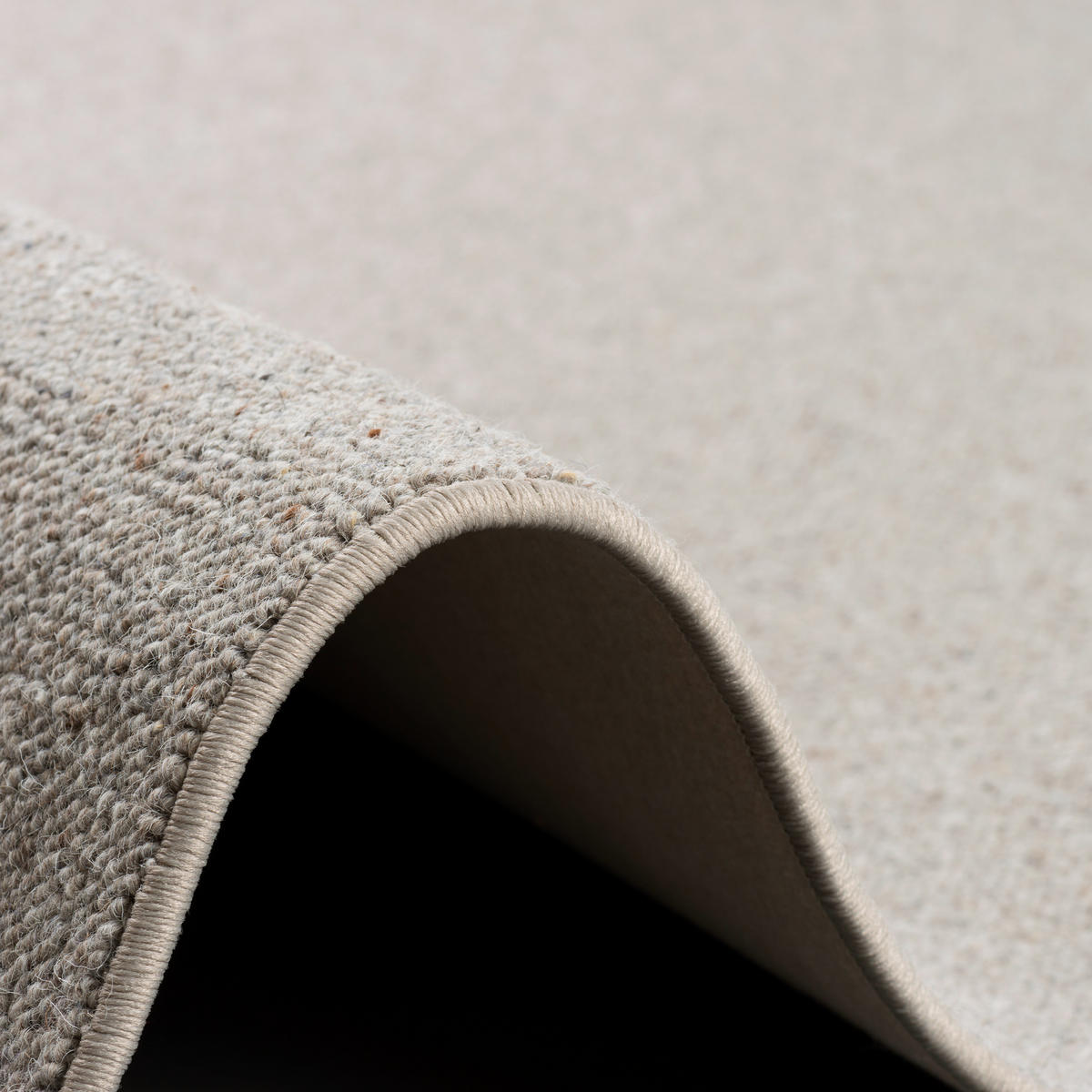 NATUR TEPPICH WOLLE BERBER - Grau, Textil (100/400cm) - Snapstyle