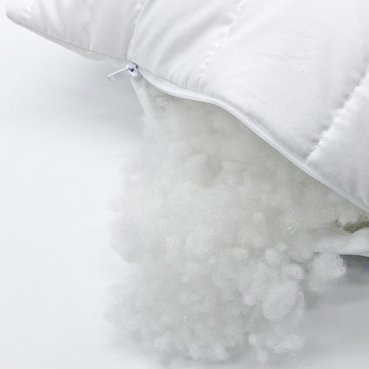 KOPFKISSEN, 80x80 cm, 100% Polyester, Weiß - Weiß, Textil (80/80cm) - Zollner