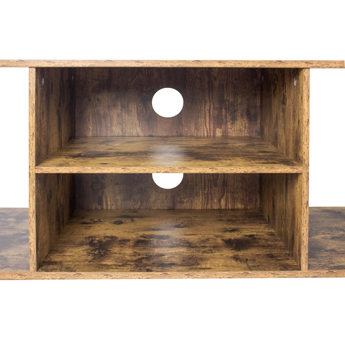 TV-LOWBOARD - Multicolor, Holzwerkstoff/Metall (120/50/40cm) - Relaxdays