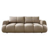 SCHLAFSOFA Mitto - Hellbraun/Schwarz, Holzwerkstoff/Kunststoff (250/85/117cm) - MIRJAN24