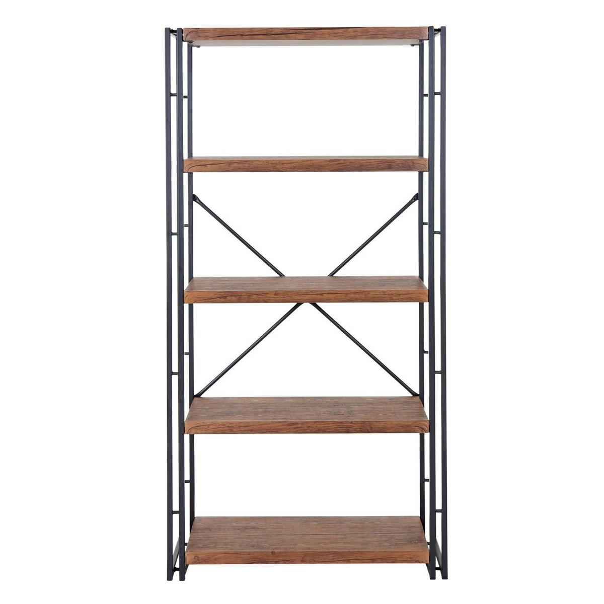 BÜCHERREGAL Holz - Braun, Holzwerkstoff (80/165/30cm) - MCW