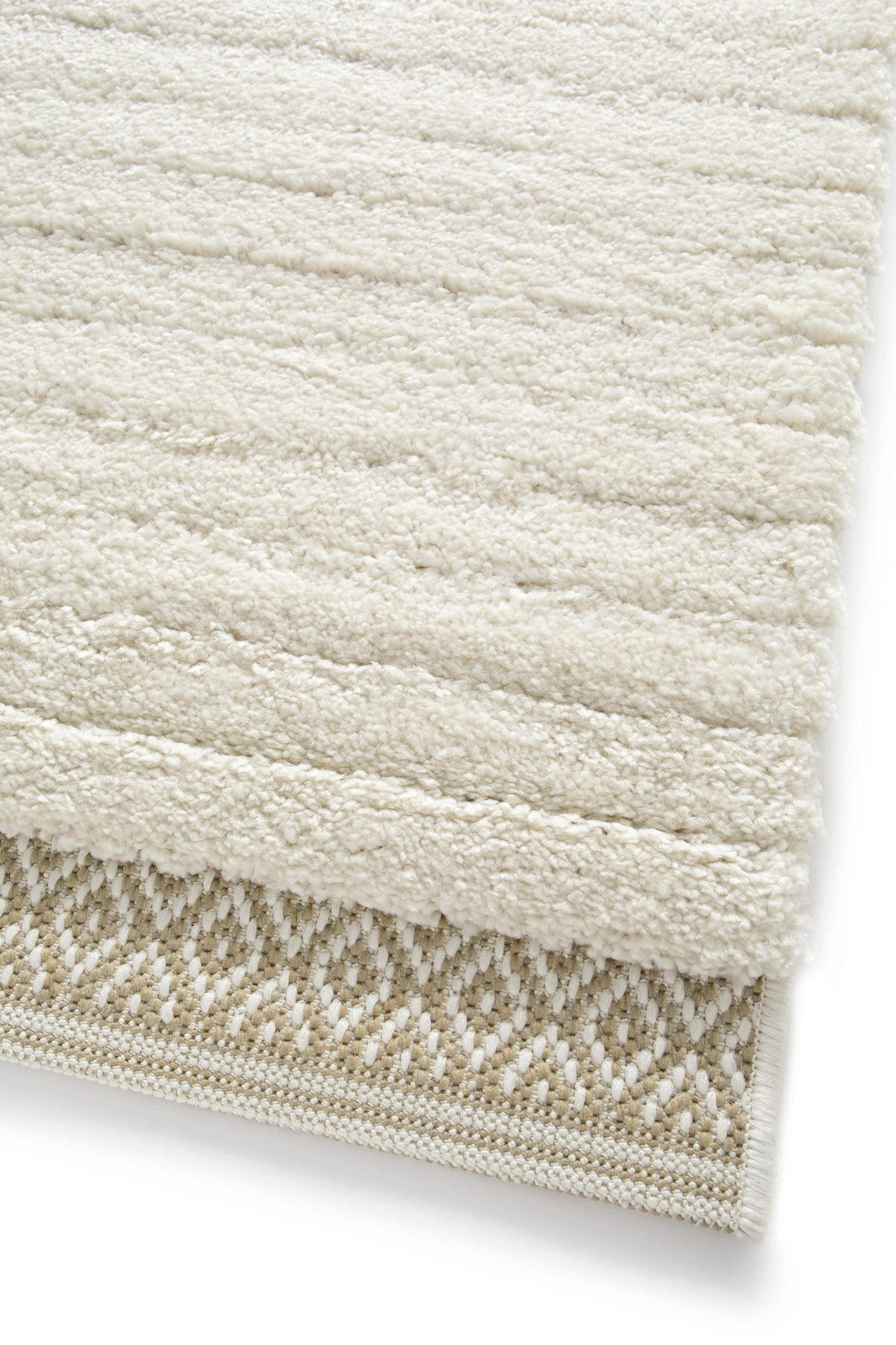TEPPICH Design Relief-Effekt beige - Beige, Textil (160/230cm) - AFK Living