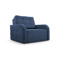 SCHLAFSESSEL Porto 80 - Dunkelblau - Dunkelblau, Holz (101/90/100cm) - Möblo