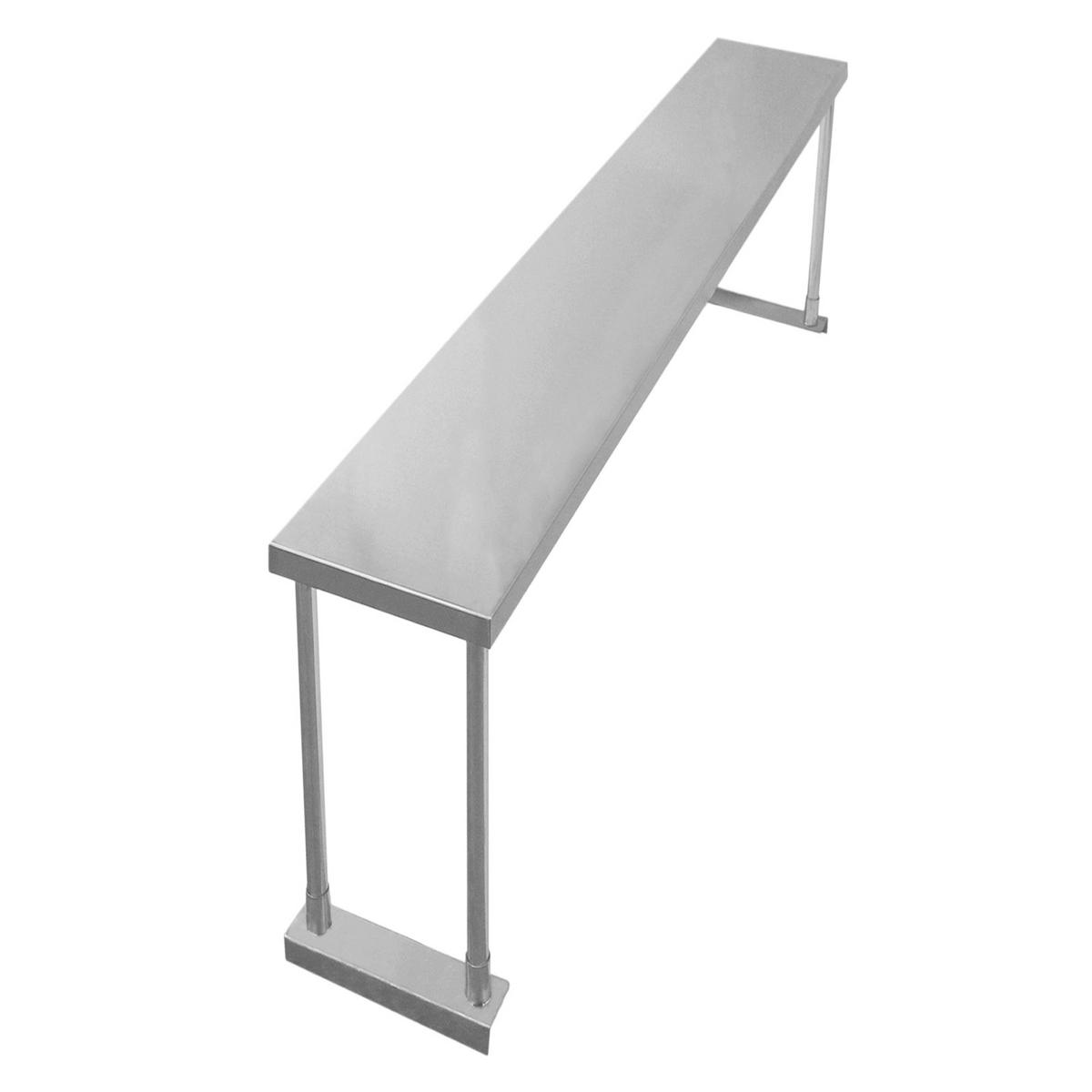 GASTRO-REGAL Edelstahl 180cm - Silberfarben, Metall (150/45/30cm) - Kukoo