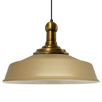 PENDELLEUCHTE Asletl 40/30 cm - Beige, Metall (30/40/30cm) - Bamyum