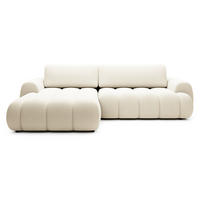 ECKSOFA mit Bettkasten Puro 270 cm, Links, Creme - Creme, Holz (272/168cm) - Emporius