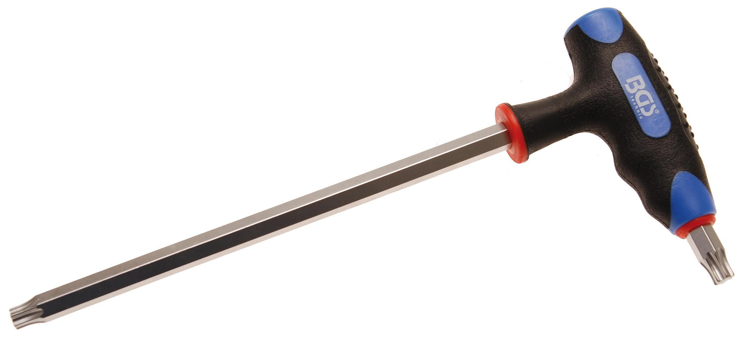 SCHRAUBENDREHER MIT T-GRIFF UND SEITLICHER KLINGE | T-PROFIL (FÜR - Multicolor, Kunststoff/Metall (1/1cm) - BGS technic