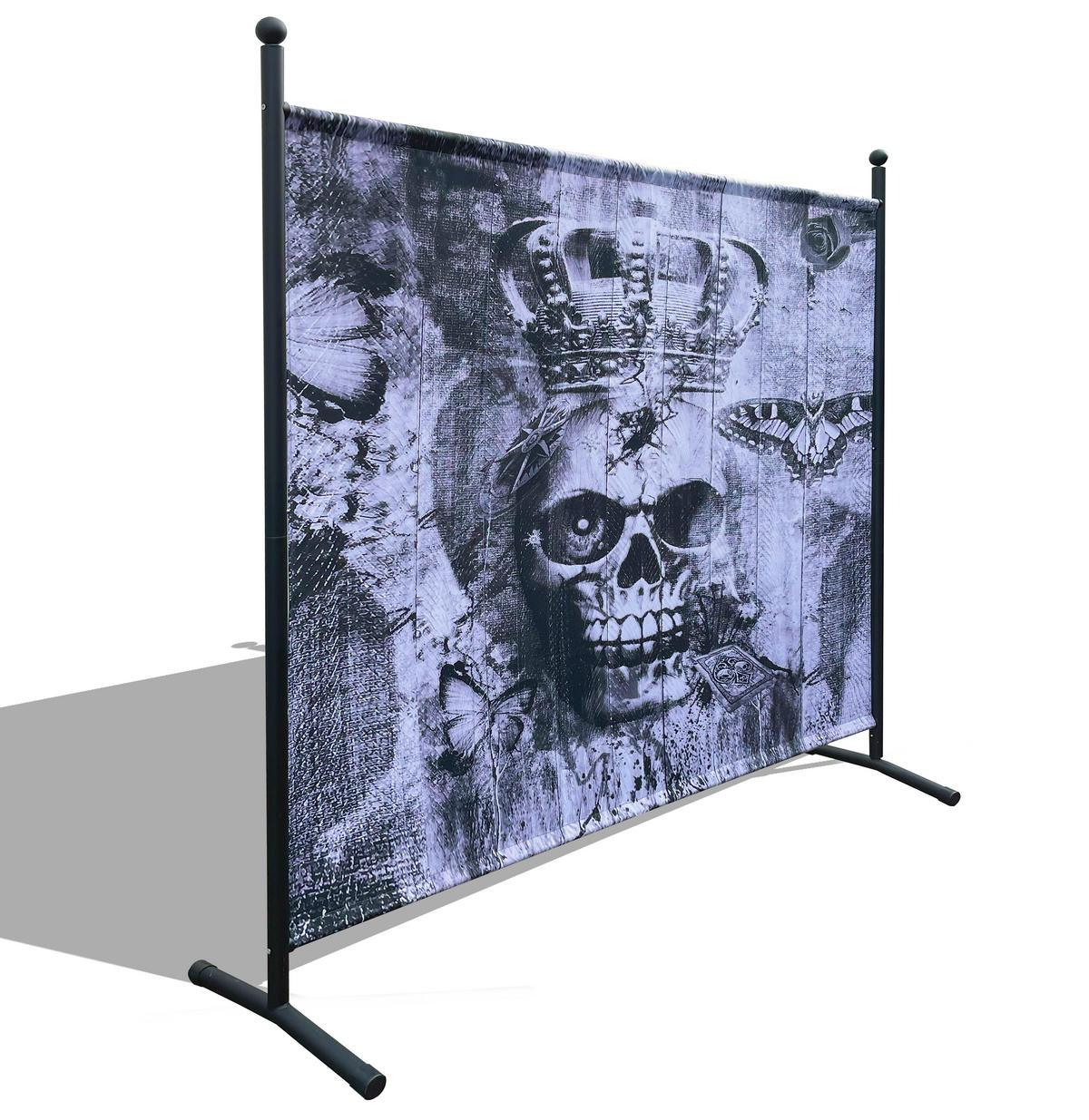 PARAVENT 1-tlg. 180x178 cm Skull - Multicolor, Metall (178/180cm) - QUICK STAR