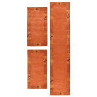 HANDTUFTTEPPICH Royal Ganges 70x620 cm - Terracotta, Textil (70/620cm) - THEKO