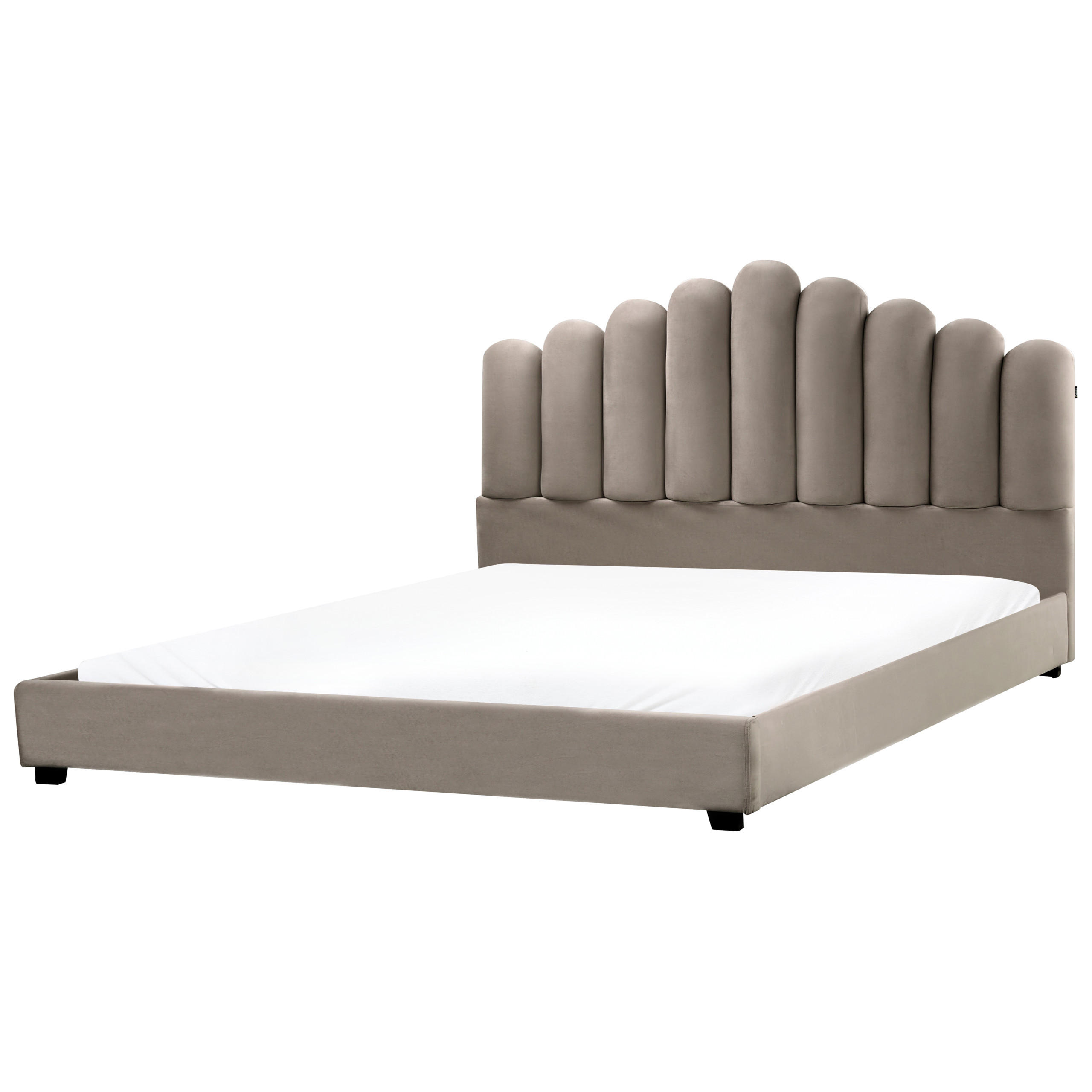 PAT cu somiera 180/200 cm taupe Vincennes