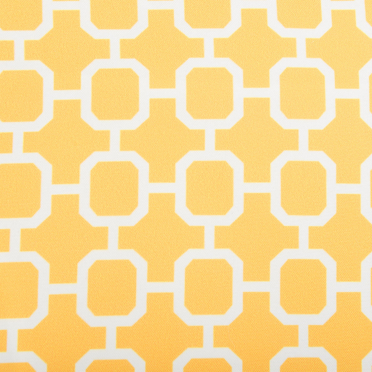 GARTENKISSEN gelb Muster 40/40 cm Astakos - Goldfarben, Textil (40/40cm) - Beliani