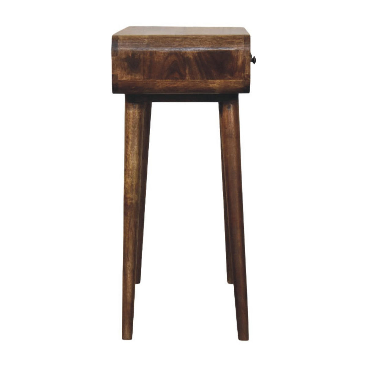 KONSOLENTISCH Klassisches Grau-Finish, 2 Schubladen, Braun - Braun, Holz (80/35/78cm) - Artisan Furniture