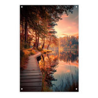 GARTEN-POSTER 60x90 cm Gartendeko: Herbst - Braun, Kunststoff (60/90/2cm) - artissimo