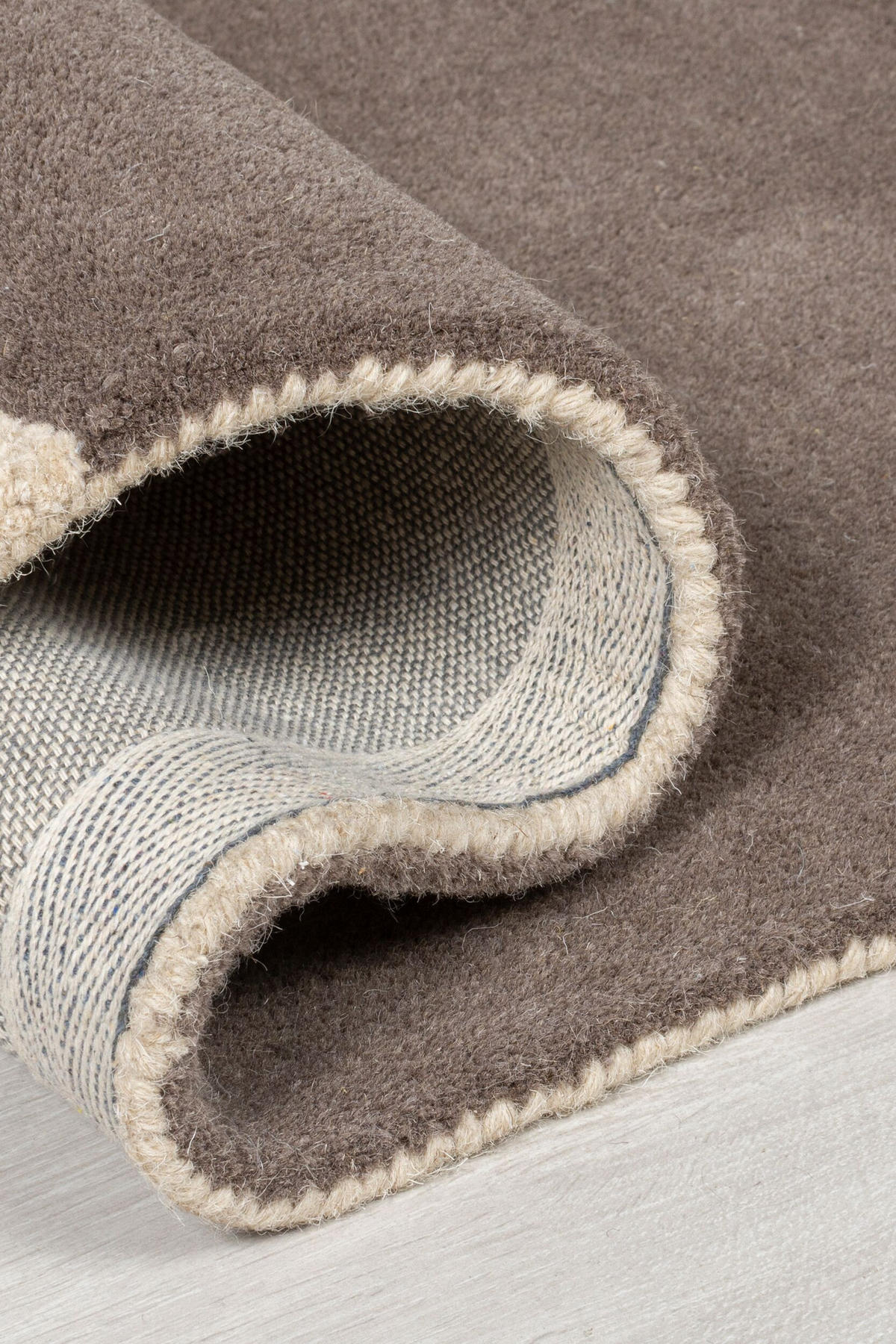 WOLLTEPPICH Abstrakt-Design mit farbakzente AIRE, Gelb-Beige 120x170 cm - Gelb, Textil (120/170cm) - KADIMA DESIGN