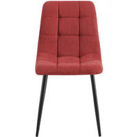 ESSZIMMERSTUHL 2er Set Fanor Cord Bordeauxrot Wohnzimmerstuhl - Weinrot, Textil (45/84/55cm) - DELUKE