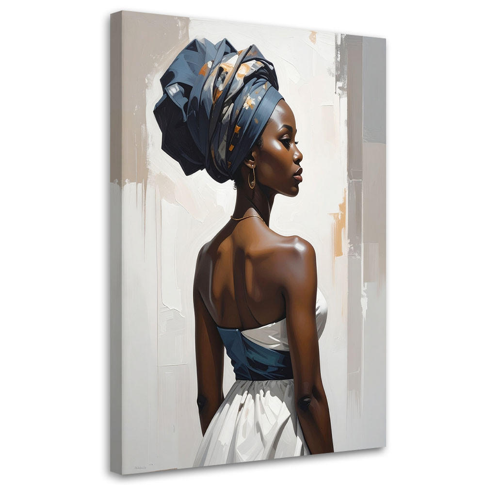 Feeby Leinwandbild Grau 30x45 cm