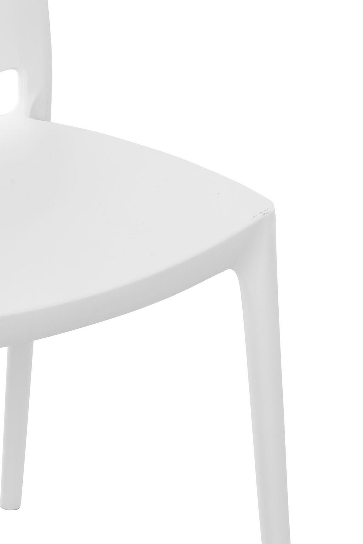 STUHL Maybrit weiß - Weiß, Kunststoff (44/81/50cm) - TPFGarden