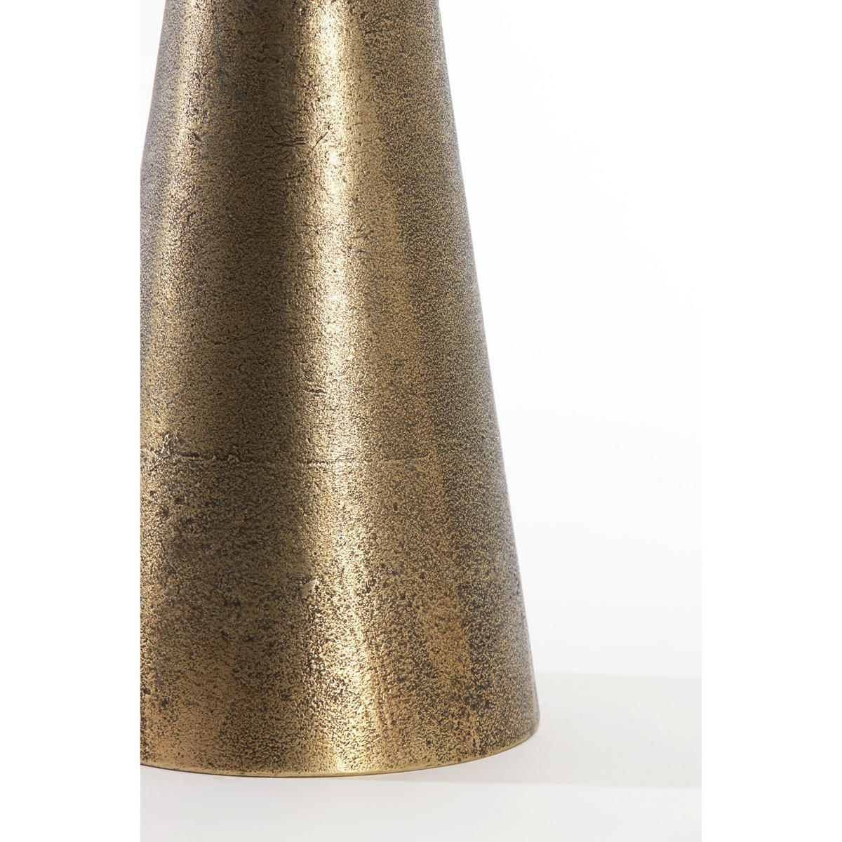 BEISTELLTISCH Ynez Braun Ø29/43 cm - Bronzefarben, Metall (29/29/43cm) - Light & Living