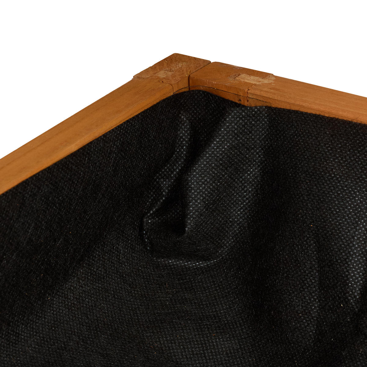 KVĚTINOVÝ box - světle hnědá, dřevo/textil (55/180/51cm) - Relaxdays