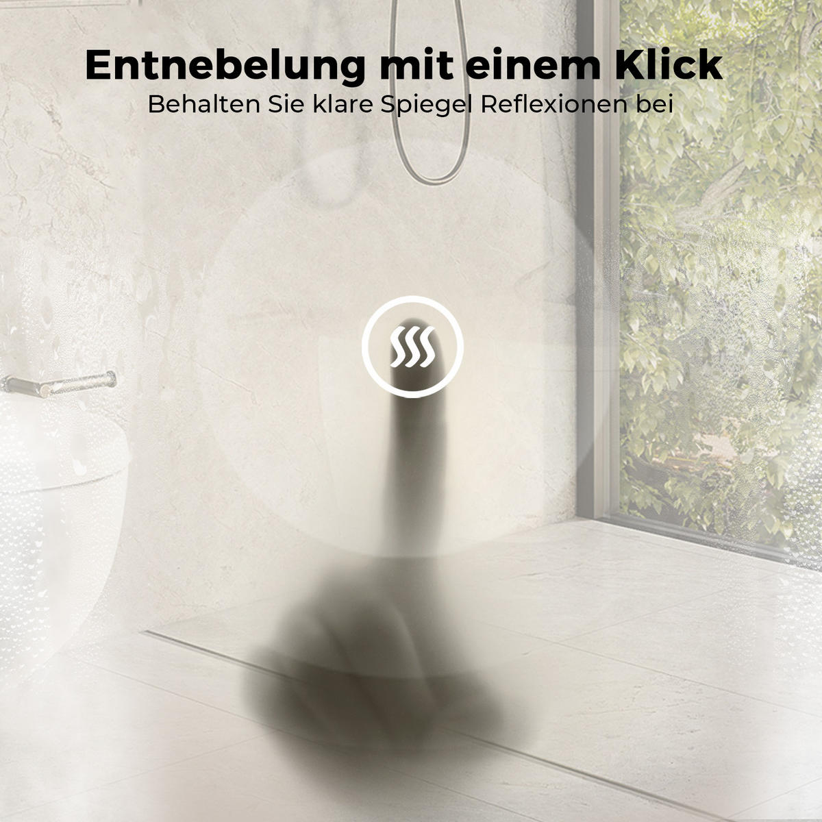 BADSPIEGEL Runder mit Beleuchtung Gold ф60 cm - Goldfarben, Glas (60/4.3/60cm) - EMKE
