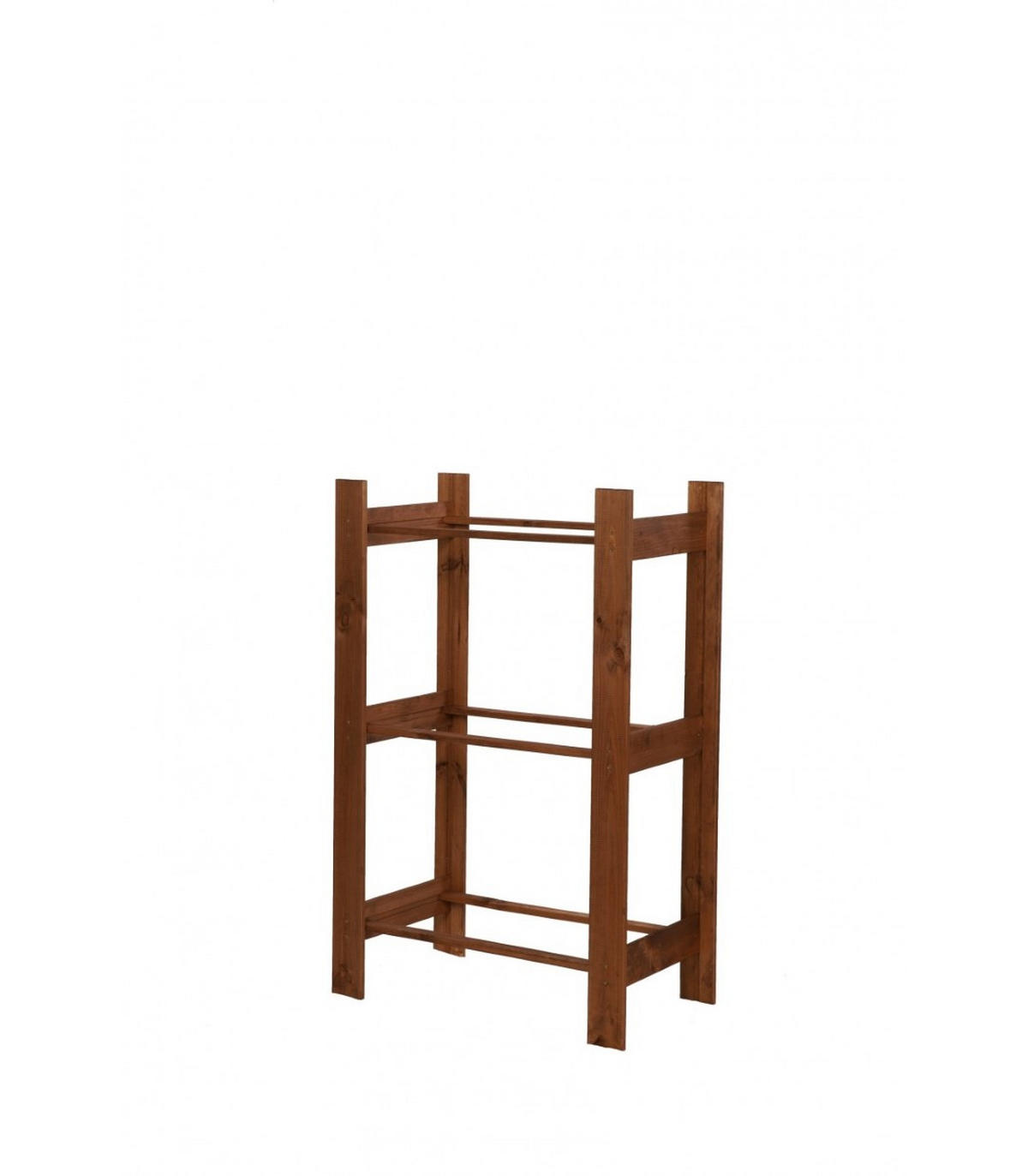 GETRÄNKEKISTENREGAL PINEPEAK 107,4x70x38,8cm für 3 Kisten Kiefernholz Braun - Braun, Holz (70/107.4/39cm) - PROREGAL