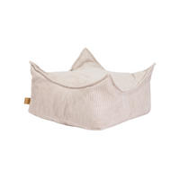 SITZPOUF für Kinder, Quadratisch, Aesthetic, Ecru - Ecru, Textil (60/35/60cm) - MeowBaby
