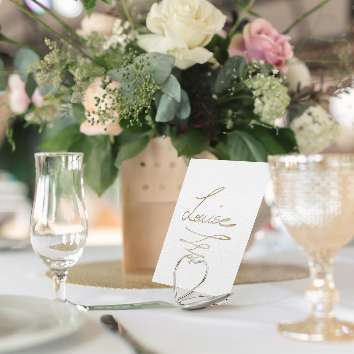 48XDRŽIAK na stôl - strieborná, kov (3/2.5/3cm) - Relaxdays