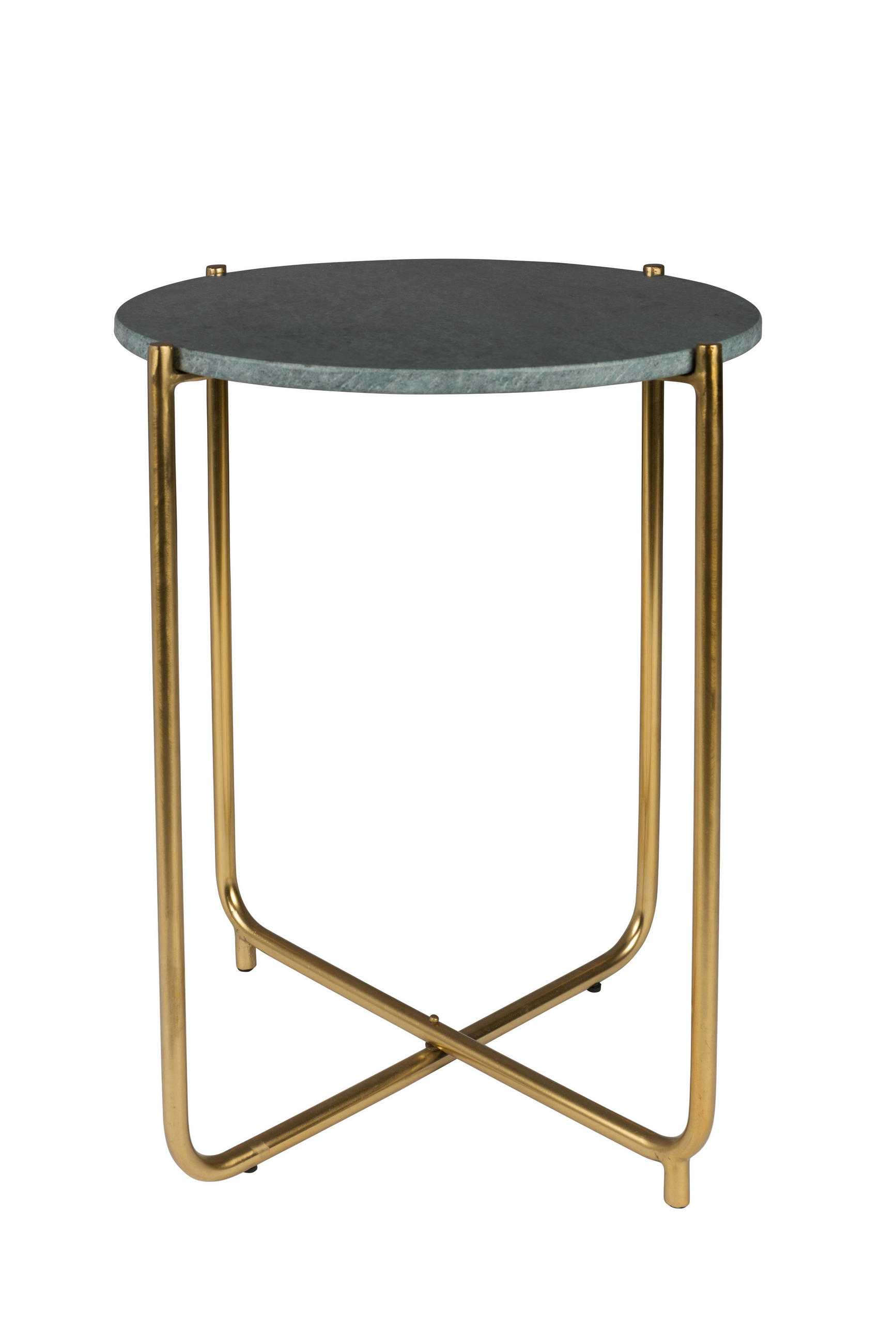 BEISTELLTISCH Timpa - Grün - 44.5/44.5/54 cm - Grün, Stein (44.5/44.5/54cm)