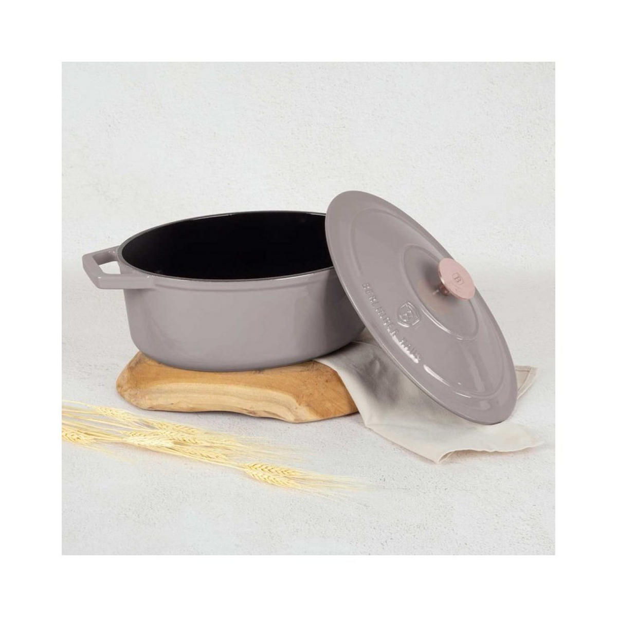 BRÄTER 30cm BH6541 - Grau, Metall (30/22/12cm) - Berlinger Haus