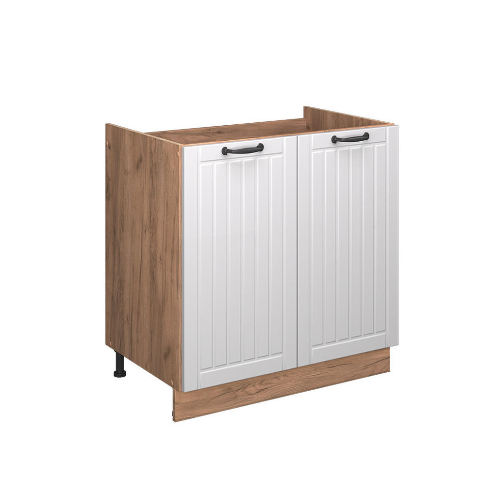 Vicco SKŘÍŇKA POD DŘEZ Fame-Line Bílý venkovský dům 80 cm , PD Dub