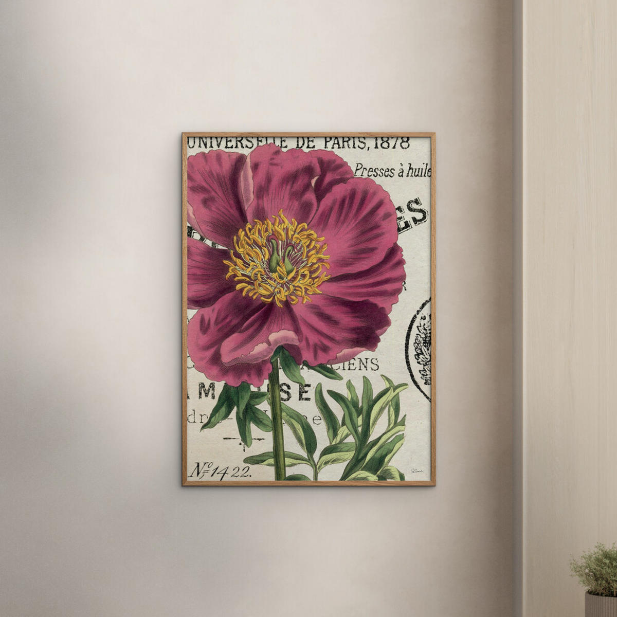 POSTER Wild Apple - Global - Pink, Papier (50/70/0.1cm) - Poster&Frame