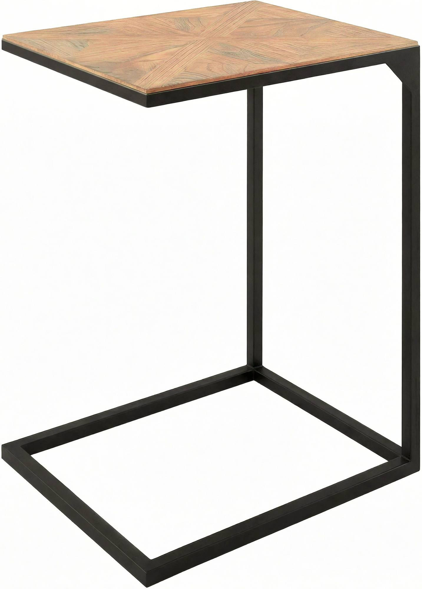BEISTELLTISCH Marit eckig 45x35x61cm Holz Natura Kleiner - Naturfarben, Holz (35/45/61cm) - DELUKE