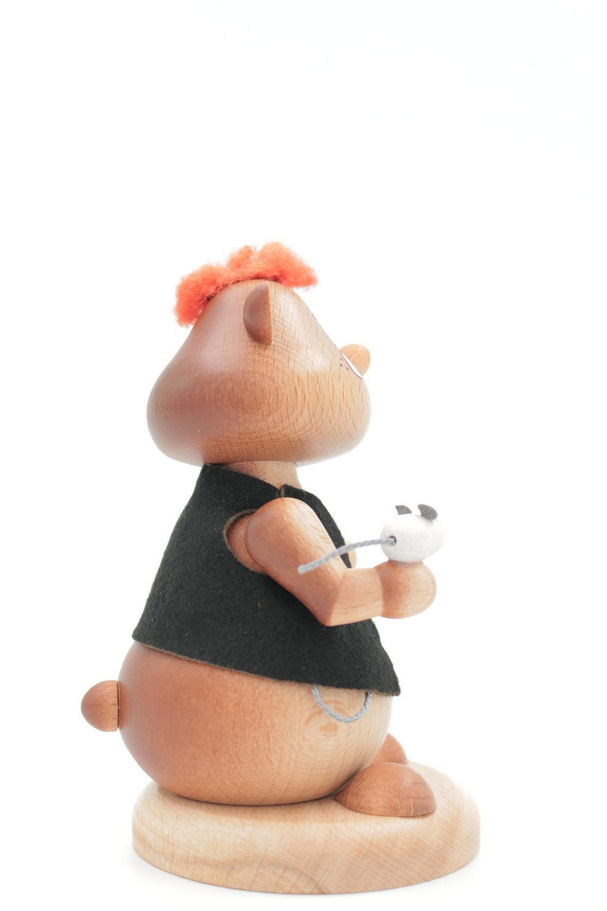 RAUCHFIGUR Hamster Punk 13 cm - Multicolor, Holz (8/13/0.1cm)