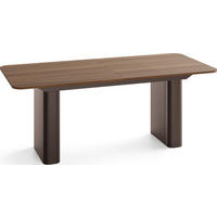 ESSTISCH Riven rechteckig ausziehbar verlängerbar mit Butterfly-Auszug, Walnuss Braun 180-276/90/76 cm - Walnussfarben/Braun, Holzwerkstoff/Metall (90/276/76cm) - WFL GROUP