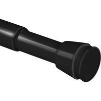 DUSCHSTANGE Neptun 140-260cm Schwarz - Schwarz, Metall (140cm) - BoMoe