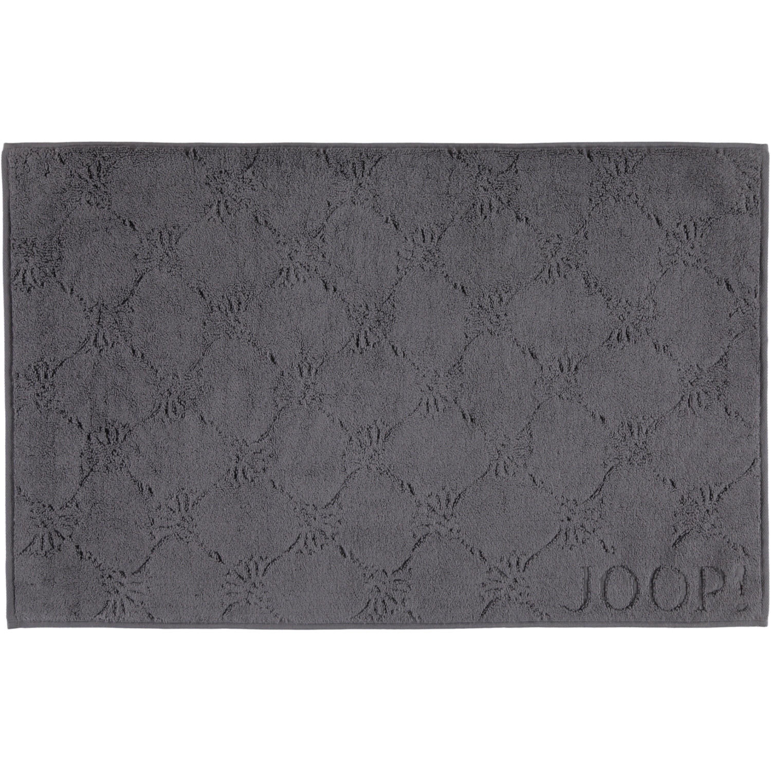 BADEMATTEN UNI CORNFLOWER 1670 ANTHRAZIT - 774 - Grau, Textil (50/80cm) - Joop!