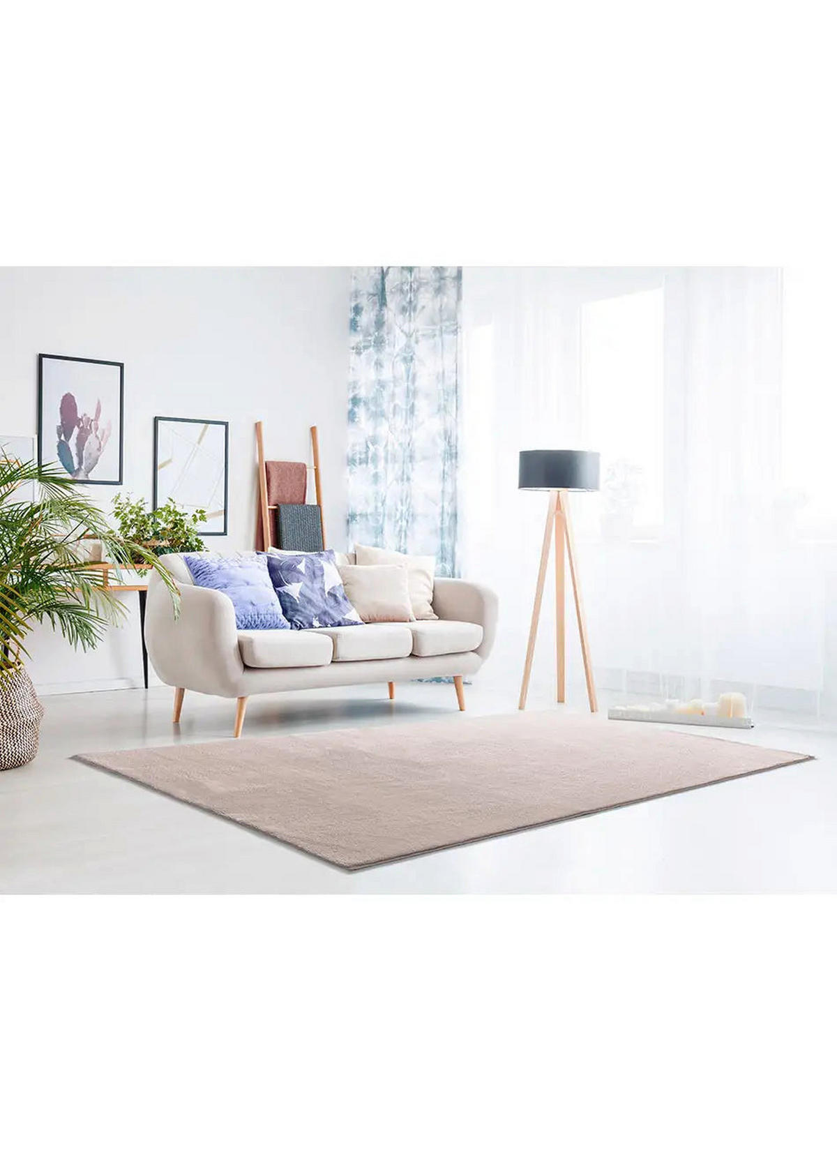 WEBTEPPICH waschbar Make-Up Loft 160/230 cm - Hellrosa, Textil (160/230cm) - Atticgo