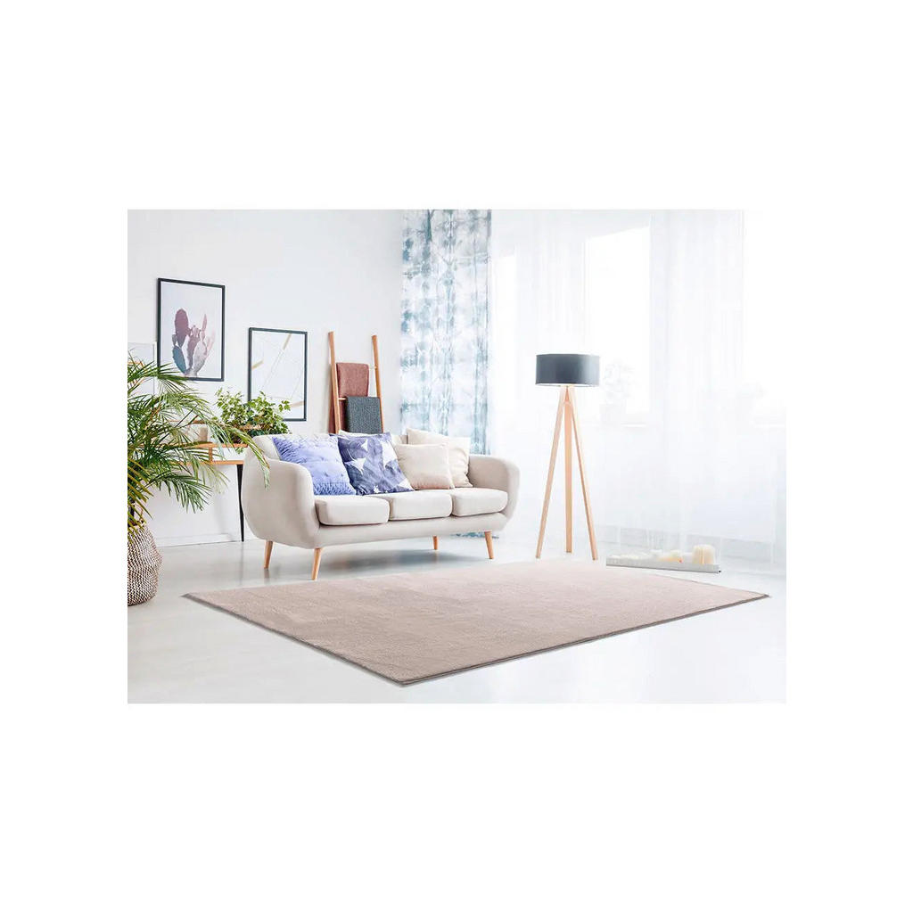 Thumbnail - Atticgo Webteppich, Hellrosa, Textil, Uni, Rechteckig, 140x200 cm, Oeko-Tex® Standard 100, antistatisch, in verschiedene...