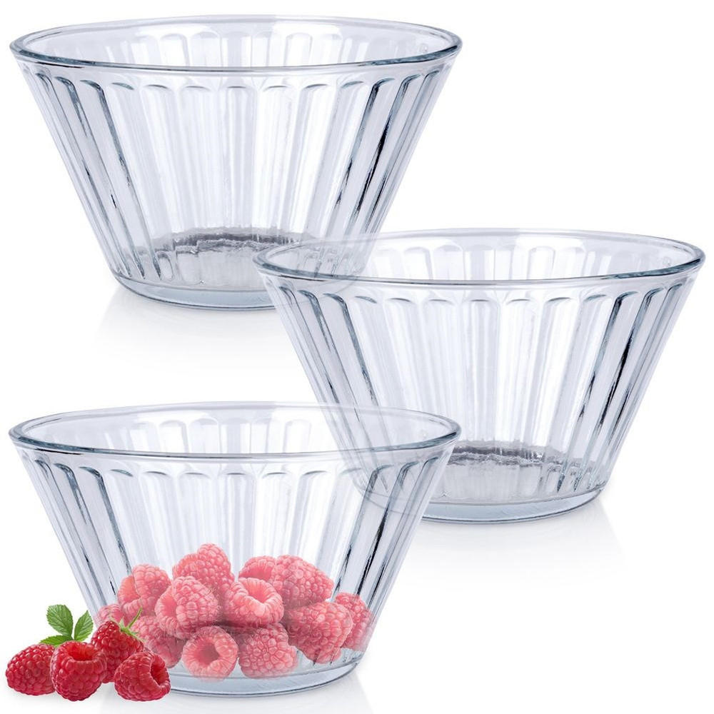 GLASSCHALEN 11,5 cm 270 ml 3 Stück. - Transparent, Glas (11.5/11.5/6cm) - Excellent Houseware