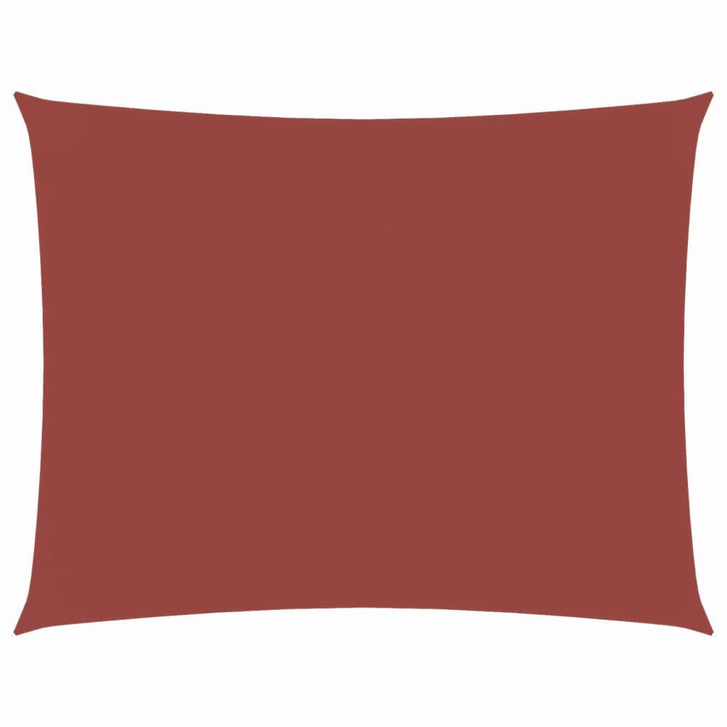 SONNENSEGEL Oxford-Gewebe Rechteckig 4x6 m Terracotta - Braun, Textil (600/400cm) - furnicato