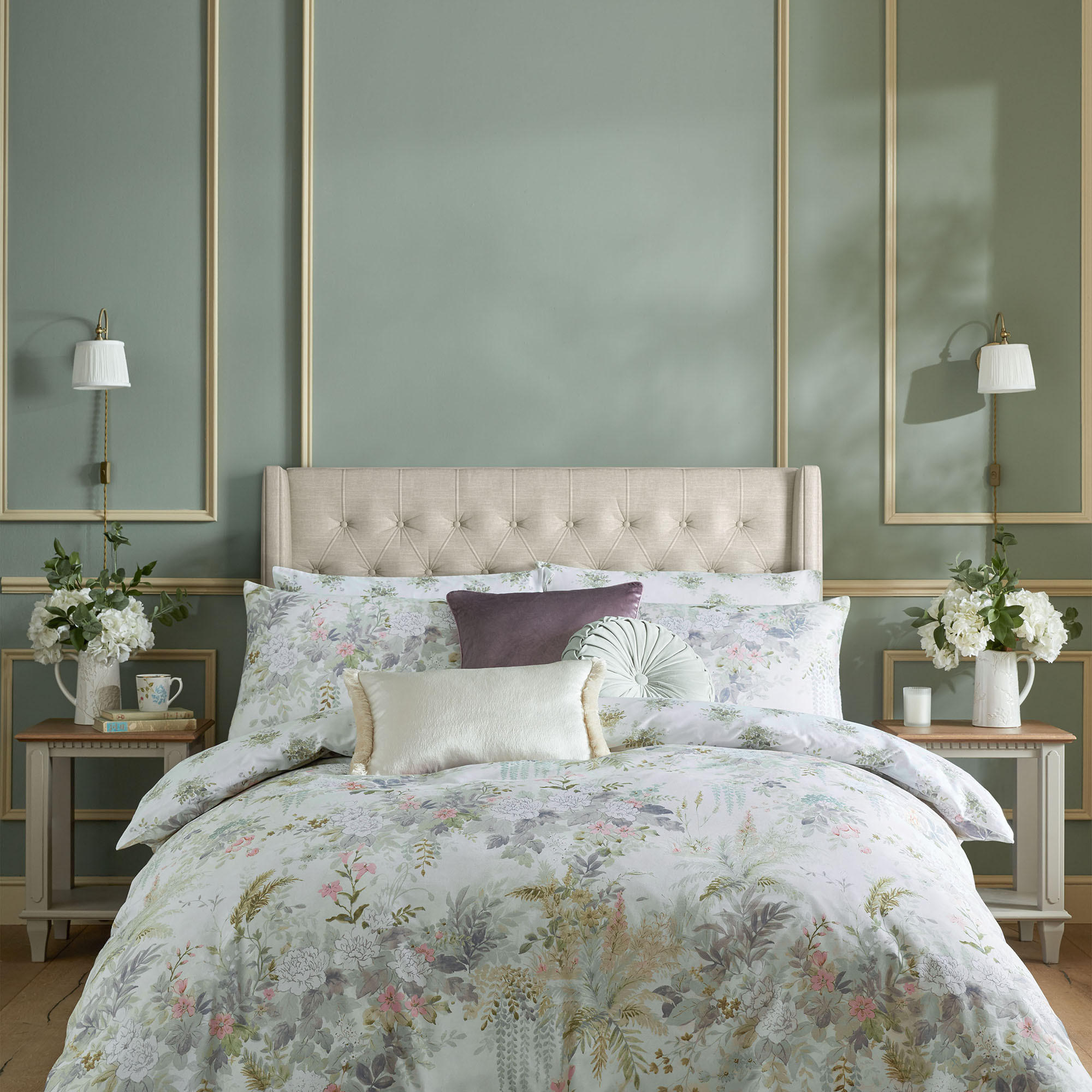 BETTWÄSCHE Lavendeltraum Linlithgow - Lila, Textil (200/200cm) - LAURA ASHLEY