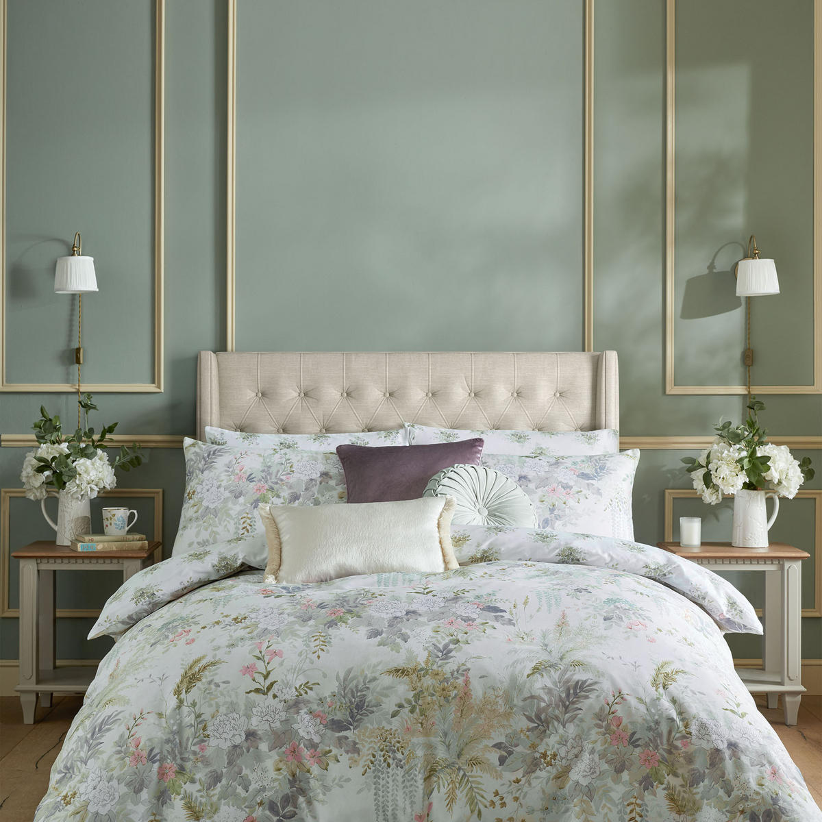 BETTWÄSCHE Lavendeltraum Linlithgow - Lila, Textil (200/200cm) - LAURA ASHLEY