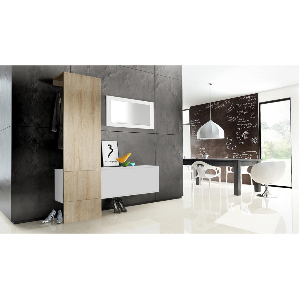 Thumbnail - Vladon Garderobe, Eiche San Remo, Holzwerkstoff, 156x193x35 cm, Garderobe, Garderoben-Sets & Serien, Garderoben-Sets