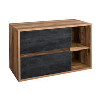 WASCHBECKENUNTERSCHRANK - 100 cm x 45.5 cm - holz - naturfarben hell Tikitiki - Naturfarben, Holz (100/60/45.5cm) - Vente-Unique